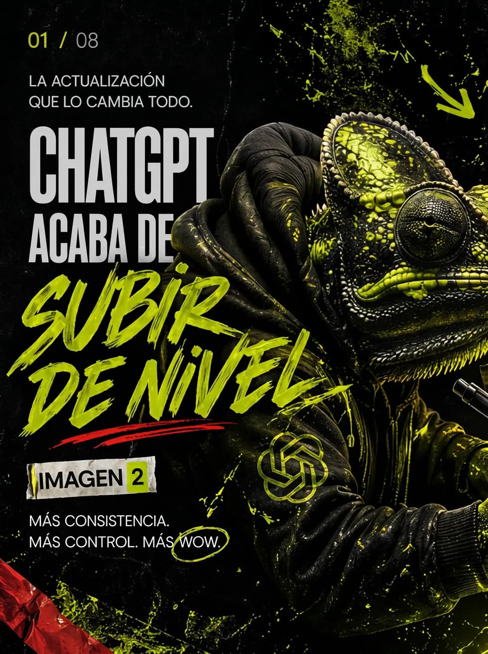 Página 1 del carrusel ChatGPT sube de nivel