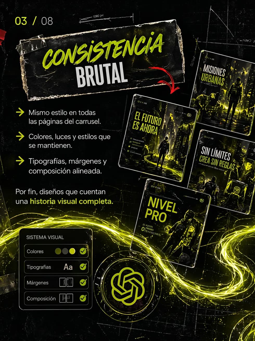 Página 3 del carrusel ChatGPT sube de nivel